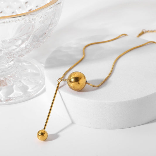 Rosher Ball Pendant Necklace