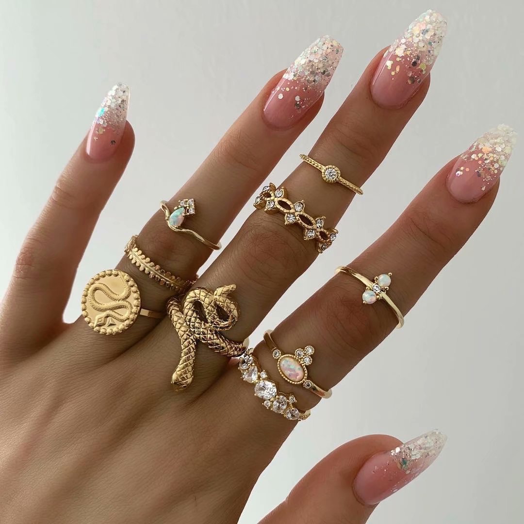 Retro Pattern Ring