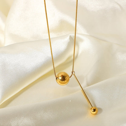 Rosher Ball Pendant Necklace
