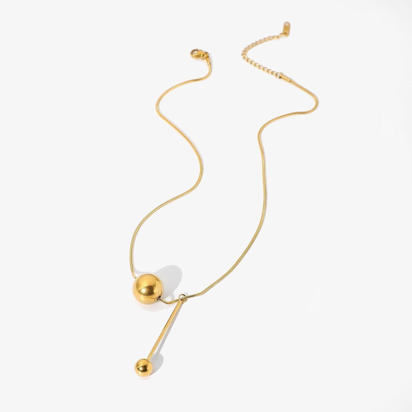 Rosher Ball Pendant Necklace