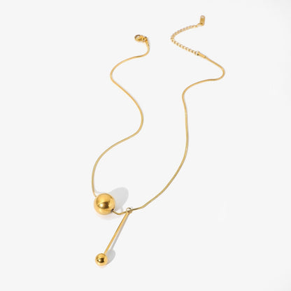 Rosher Ball Pendant Necklace