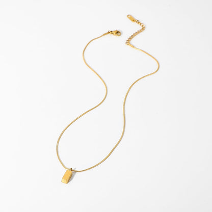 Ventum Cubic Brick Pendant Necklace