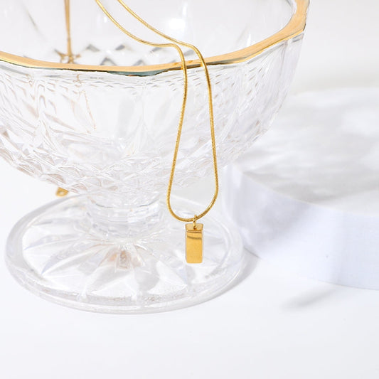 Ventum Cubic Brick Pendant Necklace