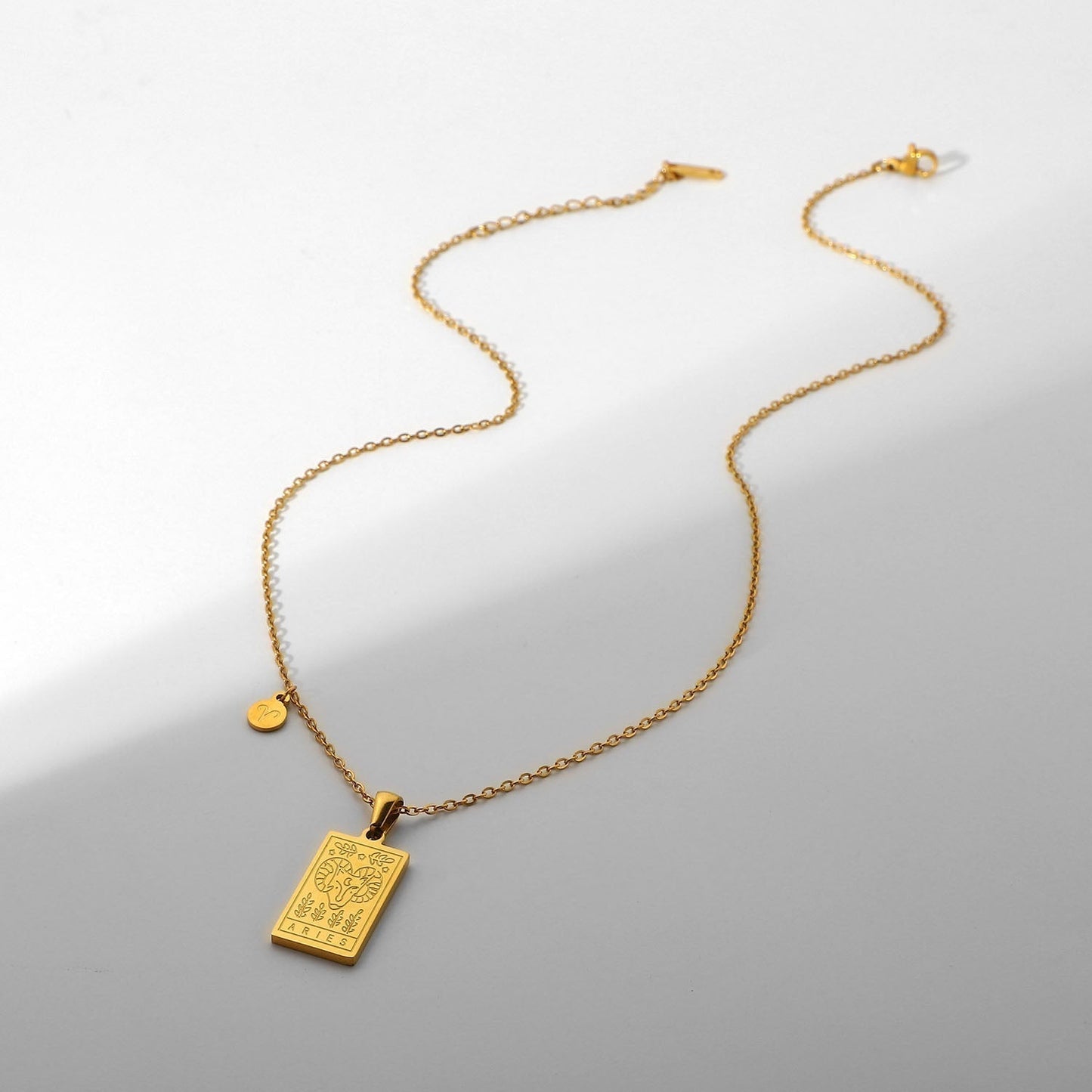 Aries Zodiac Pendant Necklace