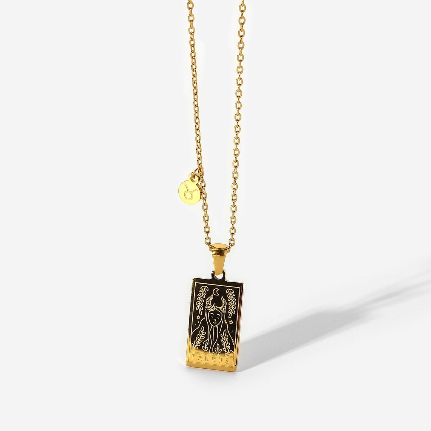 Taurus Zodiac Pendant Necklace