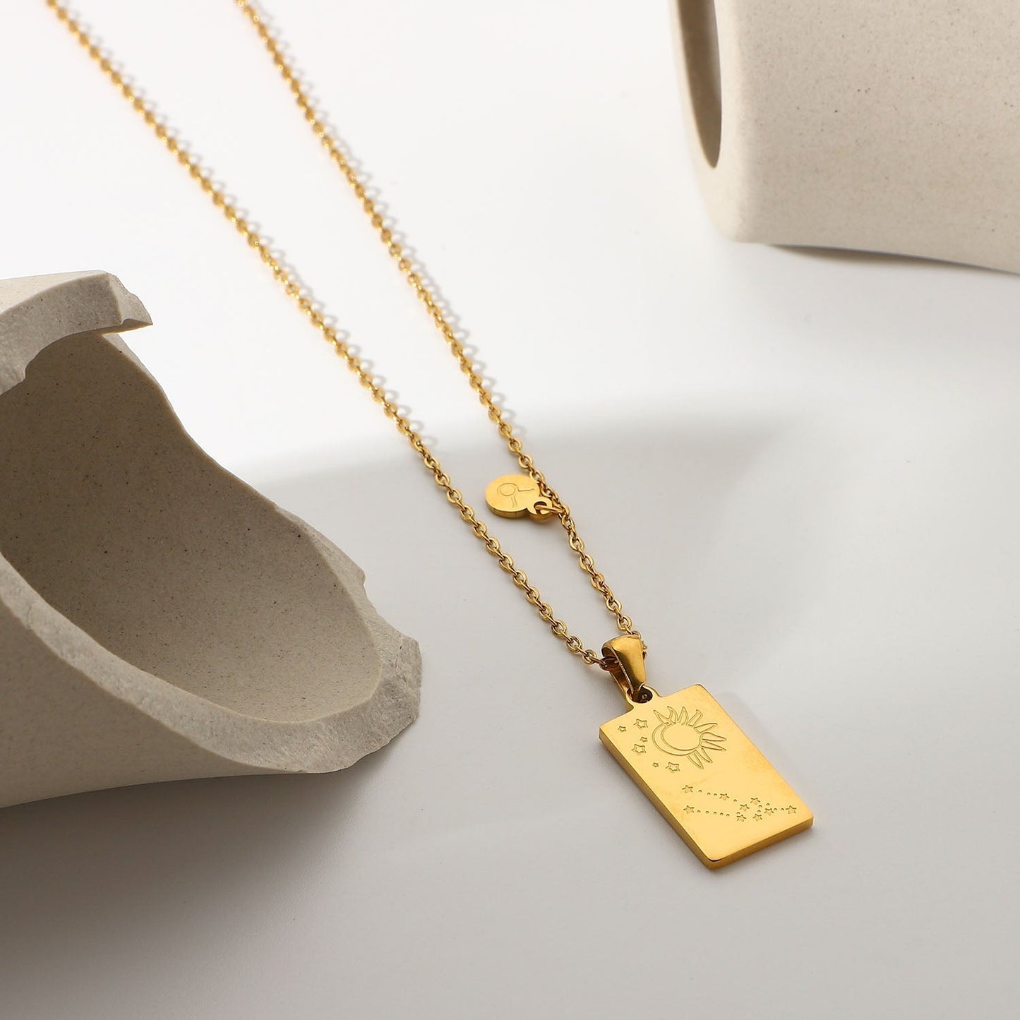 Taurus Zodiac Pendant Necklace