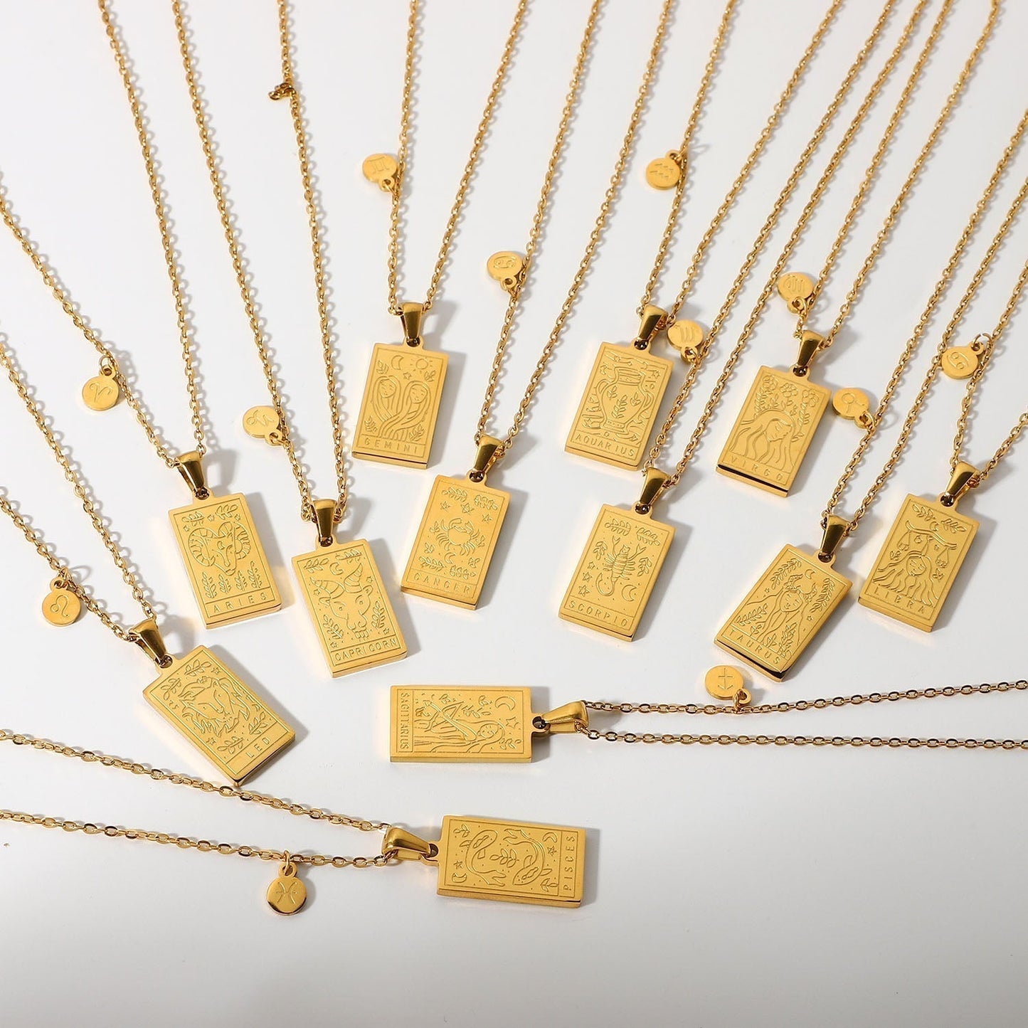 Aries Zodiac Pendant Necklace
