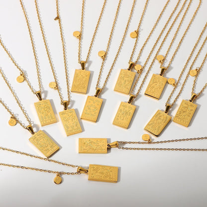 Taurus Zodiac Pendant Necklace