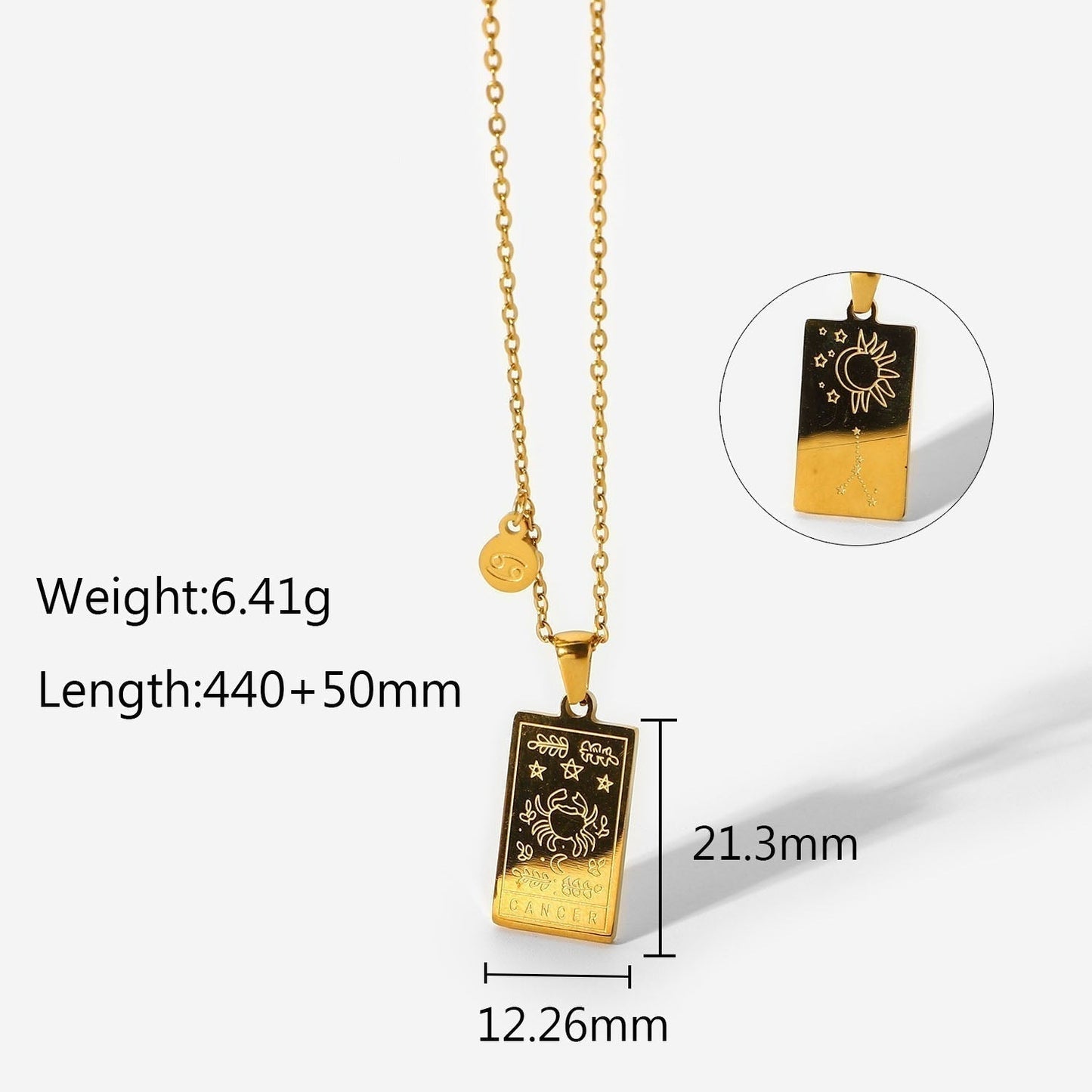 Gemini Pendant Necklace