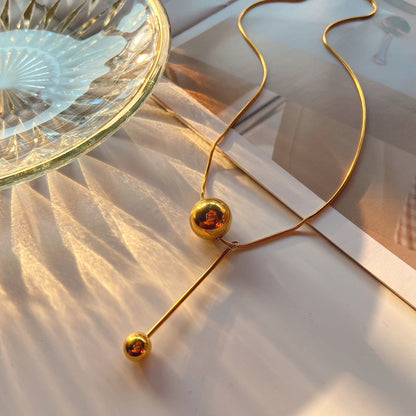 Rosher Ball Pendant Necklace