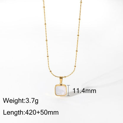 Pixi Shell Pendant Choker Necklace